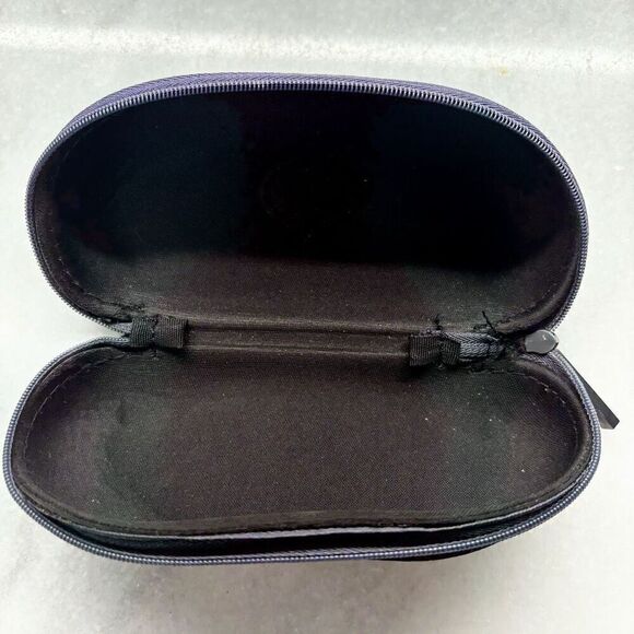 Costa Del Mar Textured Logo Zipper Soft Lined Eyeglass Sunglasses Case Black OS - Picture 5 of 5